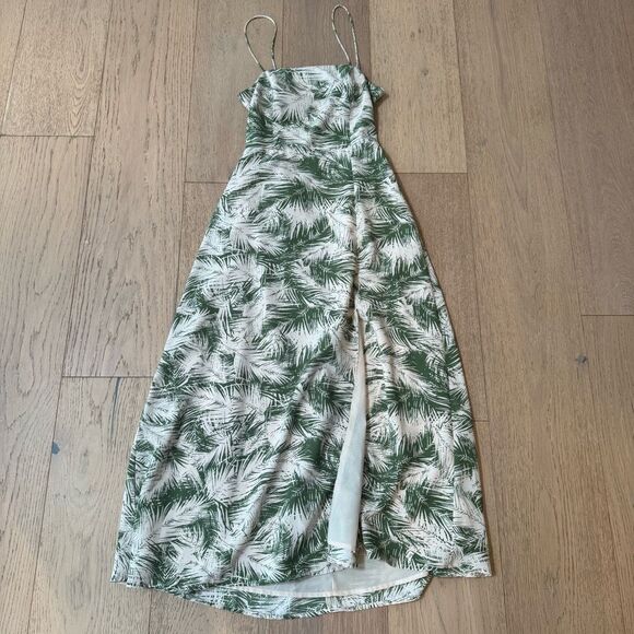 Lulus tropical midi a line dress size XS m12 - Picture 3 of 5